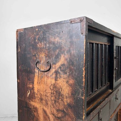 Japanese Traditional Tansu Storage Cabinet, 1890s-DWL-1786395