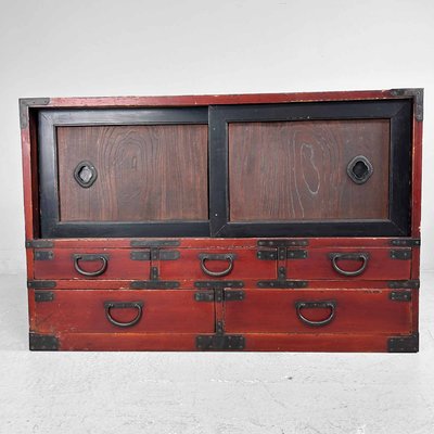 Japanese Traditional Tansu Storage Cabinet, 1890s-DWL-2020502