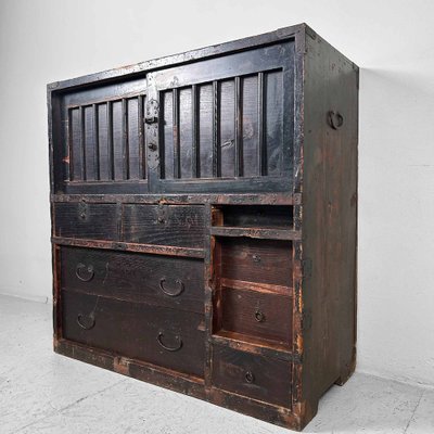 Japanese Traditional Tansu Storage Cabinet, 1890s-DWL-1786395