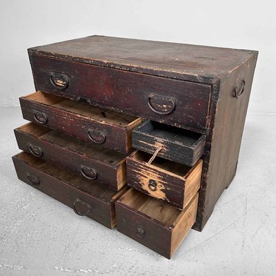 Japanese Traditional Tansu Storage Cabinet, 1890s-DWL-2020496