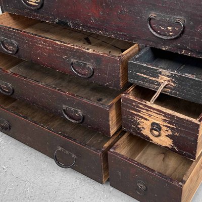 Japanese Traditional Tansu Storage Cabinet, 1890s-DWL-2020496