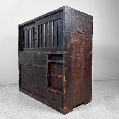 Japanese Traditional Tansu Storage Cabinet, 1890s-DWL-1786395