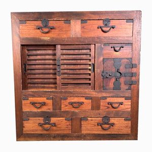 Japanese Traditional Tansu Storage Cabinet, 1890s-DWL-2020480