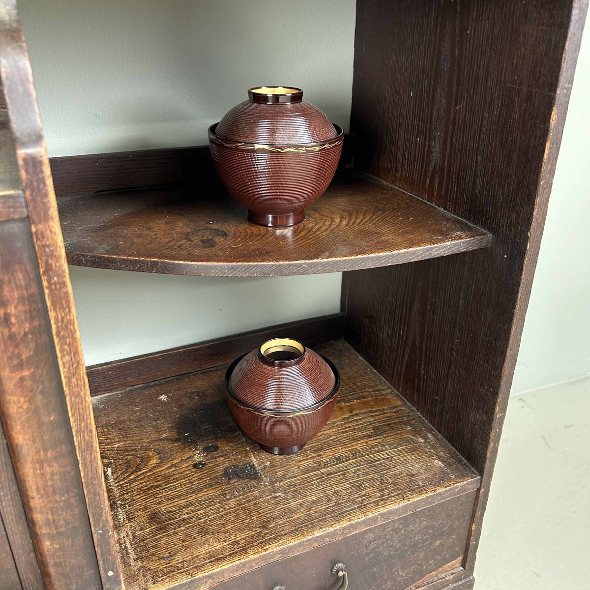 Japanese Traditional Tea Ceremony Tansu Display Cabinet, 1920s