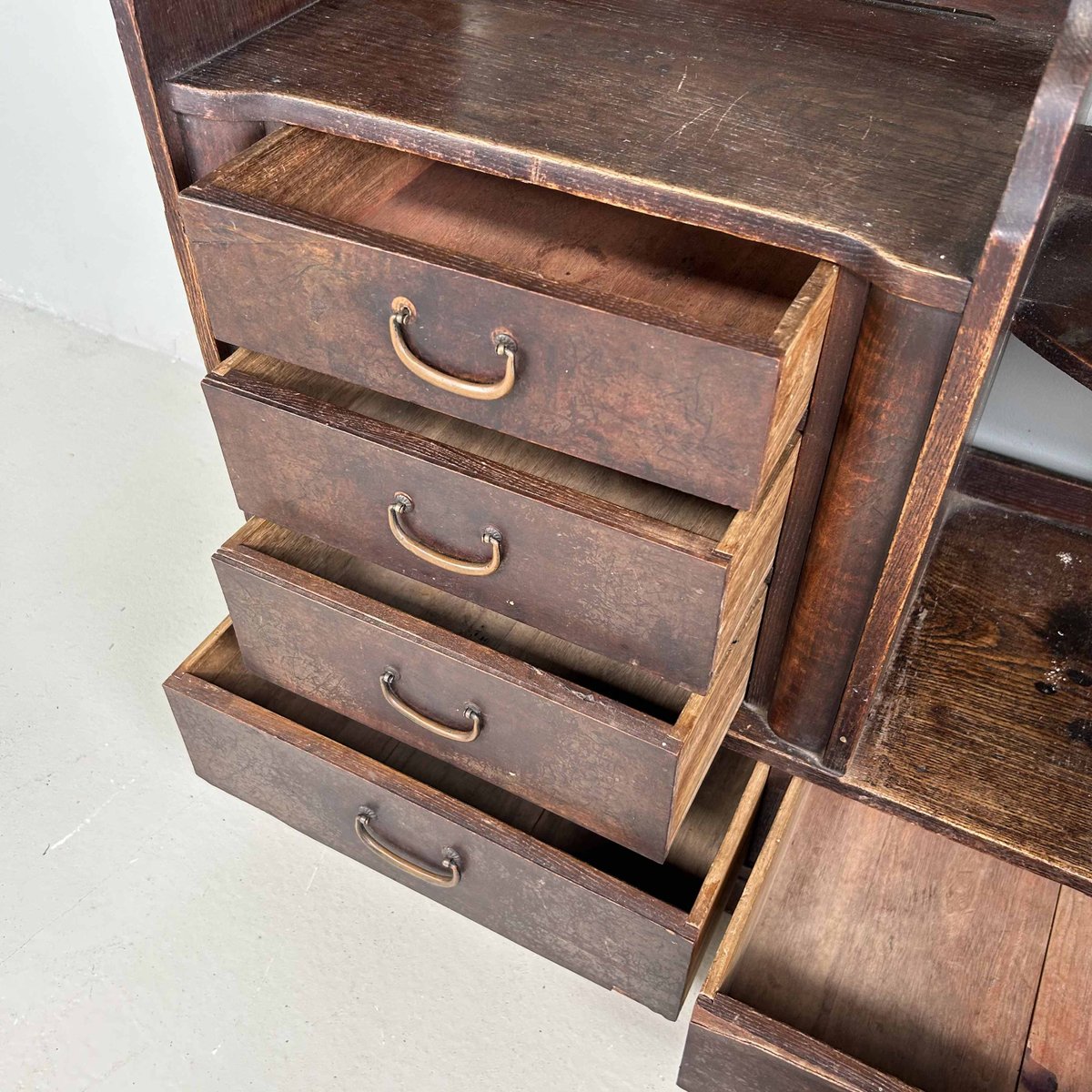 Japanese Traditional Tea Ceremony Tansu Display Cabinet, 1920s