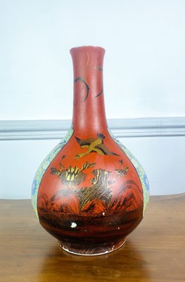 Japanese Vase in Lacquered Porcelain, 1850s-BGP-1815772