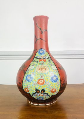 Japanese Vase in Lacquered Porcelain, 1850s-QKG-1815948