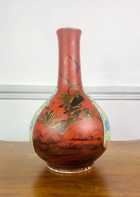 Japanese Vase in Lacquered Porcelain, 1850s-QKG-1815948