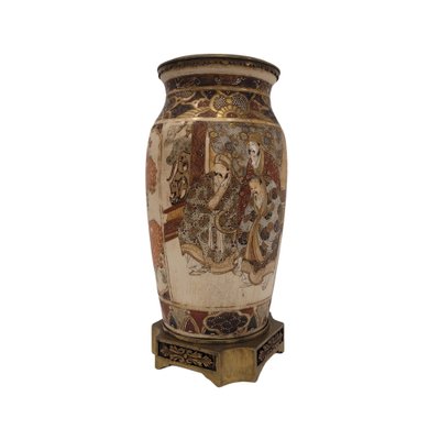 Japanese Vase with Ormolu and Satsuma Porcelain, 1880-NUC-2041356