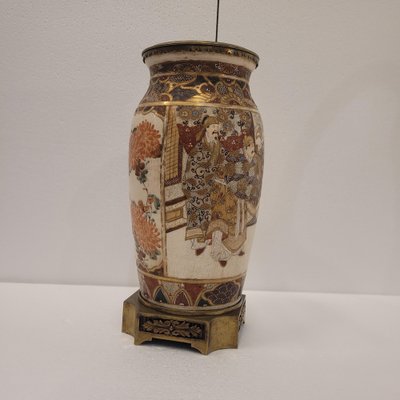 Japanese Vase with Ormolu and Satsuma Porcelain, 1880-NUC-2041356