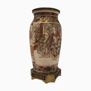 Japanese Vase with Ormolu and Satsuma Porcelain, 1880-NUC-2041356