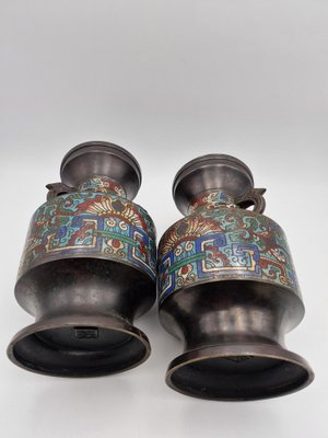 Japanese Vases, Early 20th Century, Set of 2-RKF-1779638