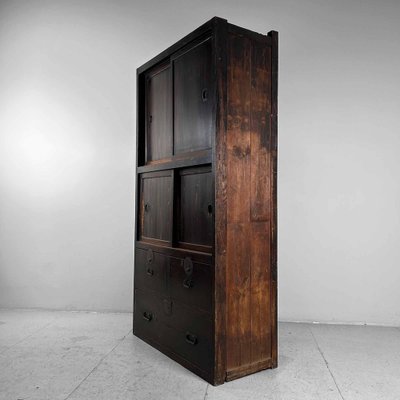 Japanese Wabi Sabi Tansu Cabinet, 1890s-DWL-1803003