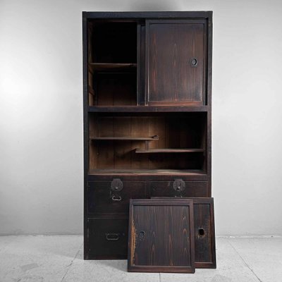 Japanese Wabi Sabi Tansu Cabinet, 1890s-DWL-1803003