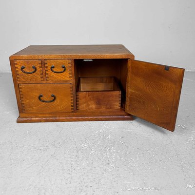 Japanese Wooden Medicine Cabinet, 1960s-DWL-2020338