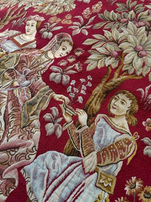 Jaquar Aubusson Tapestry with Medieval Design, 1970s-YMM-1798557