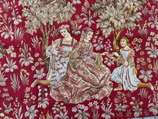 Jaquar Aubusson Tapestry with Medieval Design, 1970s-YMM-1798557