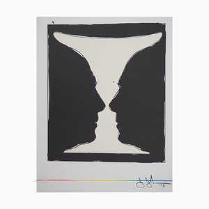 Jasper Johns, Coupe Aux Deux Picasso, 1973, Original Lithograph-KHH-1387733