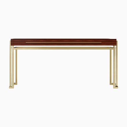 Jazz Console Table in Exotic Wood