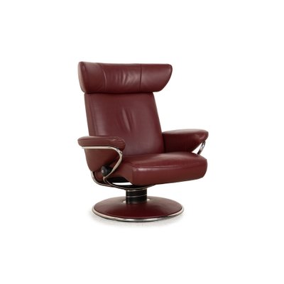 Jazz Leather Armchair in Wine Red from Stressless-RQW-2036306