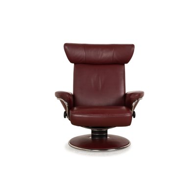 Jazz Leather Armchair in Wine Red from Stressless-RQW-2036306