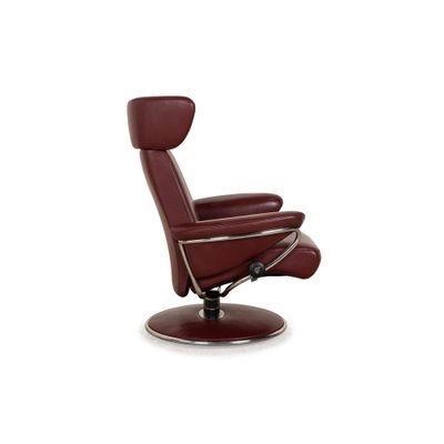 Jazz Leather Armchair in Wine Red from Stressless-RQW-2036306