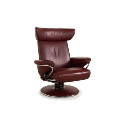 Jazz Leather Armchair in Wine Red from Stressless-RQW-2036306