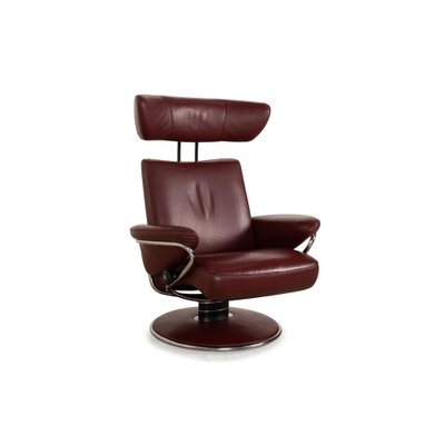 Jazz Leather Armchair in Wine Red from Stressless-RQW-2036306