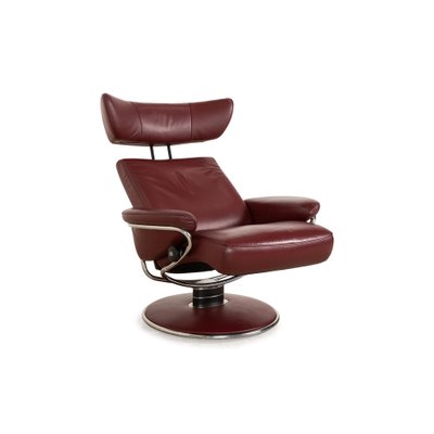 Jazz Leather Armchair in Wine Red from Stressless-RQW-2036306