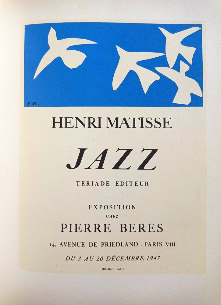 Jazz Lithograph by Henri Matisse, 1959