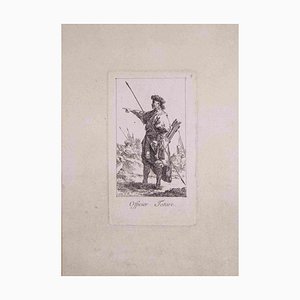 Jean Baptiste Le Prince, Officier Tartare, Original Etching, 1765-ZCI-1353482