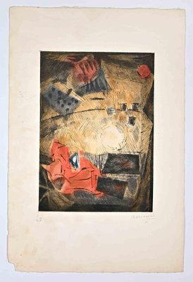 Jean Bertholle, Abstract Composition, Etching, 1952-ZCI-1788643