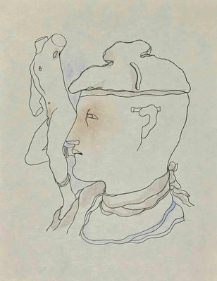 Jean Cocteau, Man, Lithograph, 1930s-ZCI-2032700