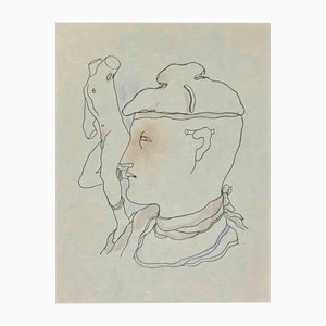 Jean Cocteau, Man, Lithograph, 1930s-ZCI-2032700