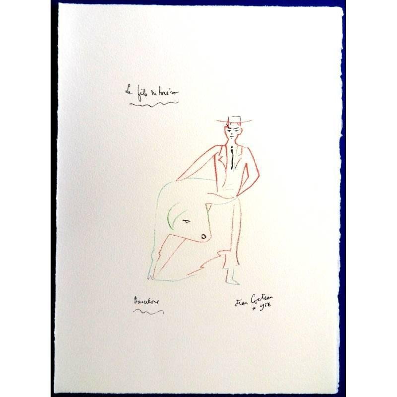 Jean Cocteau - Torero's Son - Original Lithograph 1961