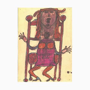 Jean Dubuffet, Composition, Lithograph, 1982-ZCI-880391