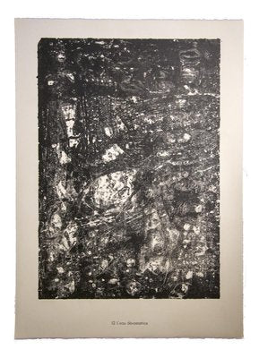 Jean Dubuffet, L'eau Dévastatrice, Original Lithograph, 1959-ZCI-889807