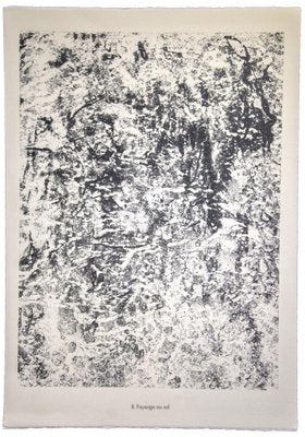 Jean Dubuffet - Landscape Ground - Original Lithograph - 1959-ZCI-881394