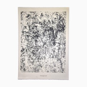 Jean Dubuffet - Landscape Ground - Original Lithograph - 1959-ZCI-881394