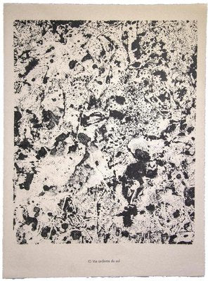 Jean Dubuffet - Life Burning Soil - Original Lithograph - 1959-ZCI-834525