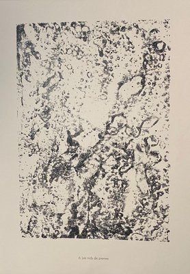 Jean Dubuffet - Stones Nests - Original Lithograph - 1959-ZCI-834522