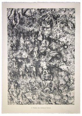 Jean Dubuffet, Theater of Wicks and Tears, Lithograph, 1959-ZCI-871027