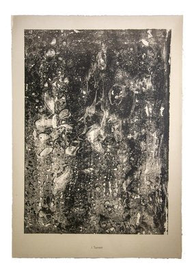 Jean Dubuffet, Torrent, Lithograph, 1950s-ZCI-833225