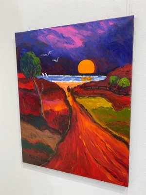 Jean Duquoc, Promenade au Soleil Couchant, 2023, Acrylic on Canvas-CHG-2030979