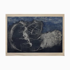 Jean Fautrier, the Night, Original Etching, Mid-20th Century-ZCI-926138