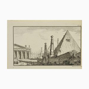 Jean François Poletnich, Pyramid, Etching, 18th Century-ZCI-2029322