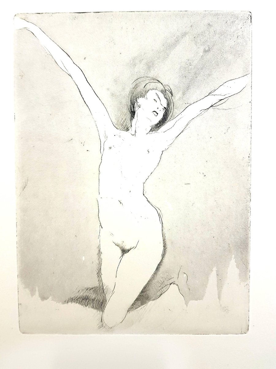 Jean Gabriel Domergue - Happiness - Original Etching 1924