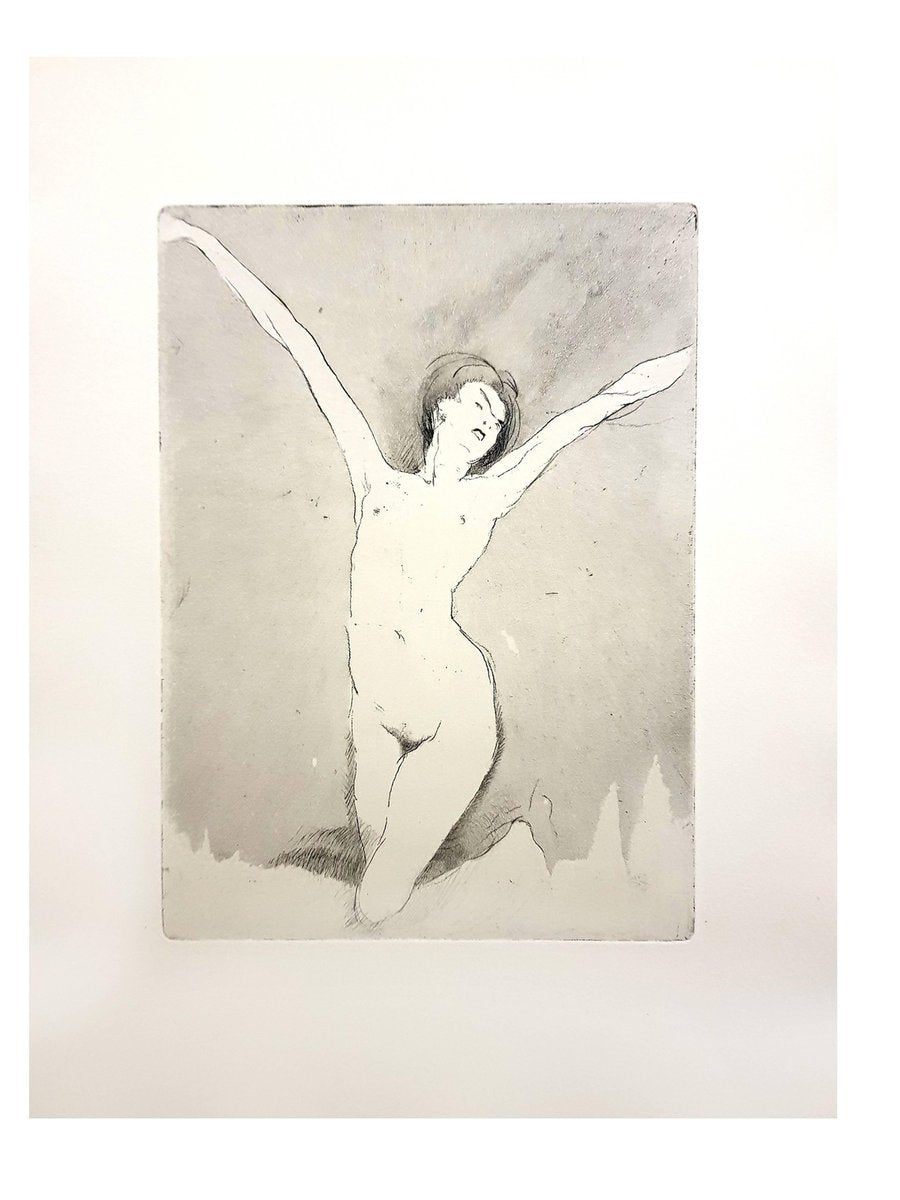 Jean Gabriel Domergue - Happiness - Original Etching 1924