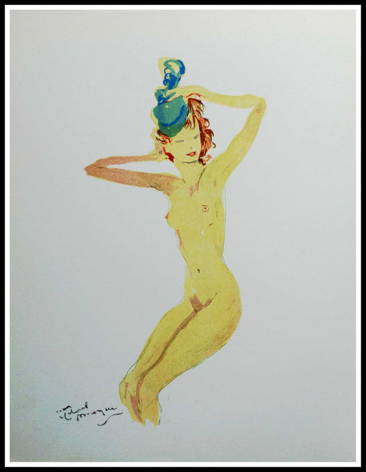 Jean Gabriel Domergue, La Parisienne III, 1956, Original Lithograph