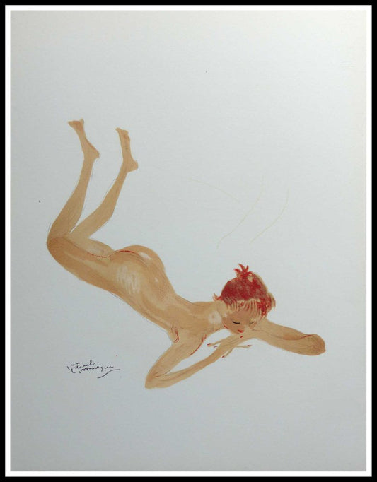 Jean Gabriel Domergue, La Parisienne VII, 1956, Original Lithograph